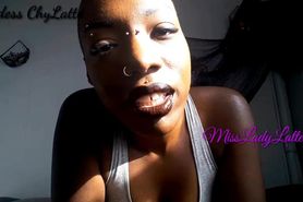 Ebony Domme Laughs at White Men with Small Dicks - Femdom POV - SPH - Lady Latte
