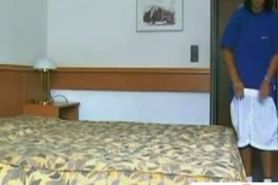 Clumsy teen in hotel - amateur