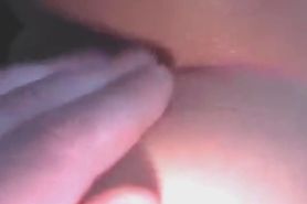 Real Girlfriend Gets Finger in her Ass