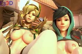You Worship Mercy and Tracers Feet POV