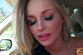A sexy teen Staci gets in the car and fucked hard