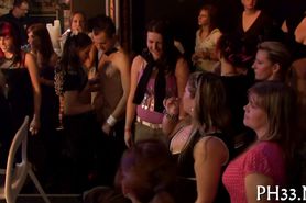 Group sex wild patty at night club - video 11
