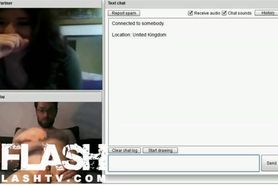 girl watching guy masturbate on chatroulette w ...