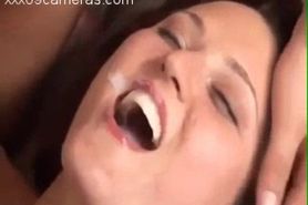 Swallow all the cum from a creampie