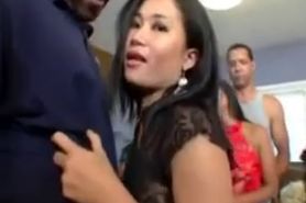 Bitches At A Party Dance And Suck Hard Cocks - video 1