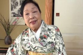 Japanese Grandma Kurosaki Reiko 80 Brthday