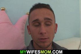 MYWIFESMOM - Horny mother inlaw begging for taboo sex