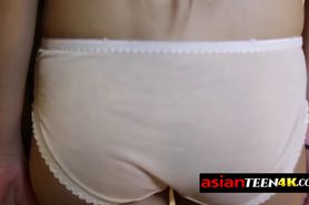 Petite Asian teen is riding a big cock like a real pornstar