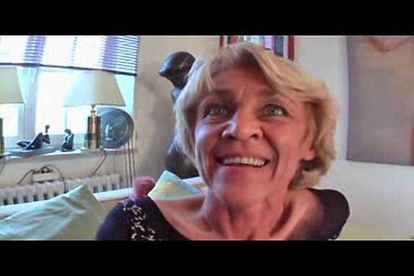 Skinny Granny in Black Stockings Fucks - TNAFlix Porn Videos