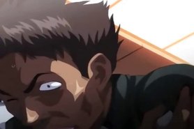 Big titted hentai warrior seducing her colleagues