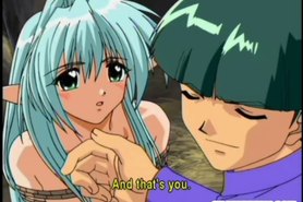 Roped hentai Elf gets fingering and poking her wetpussy