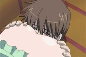 Busty anime sucks in sixtynine