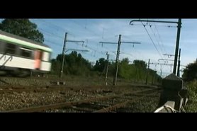 french:sabrina ricci baise dans le train