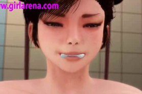 Teen fighter makes dick cum hot