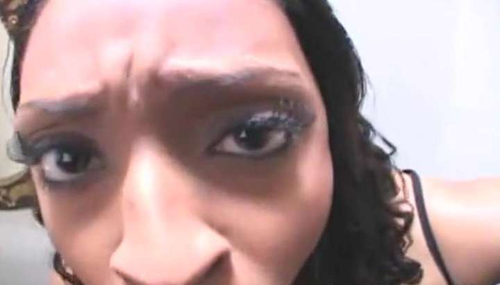 Black Cum Facial Close Up - MAKE MINE GROW - Big Tits Ebony Take A Huge Black Cock TNAFlix Porn Videos