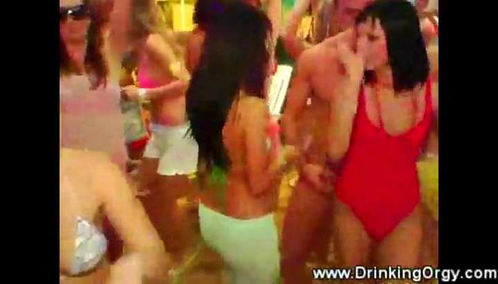 DRUNK SEX ORGY - Pornstars beach bikini party - Tnaflix.com