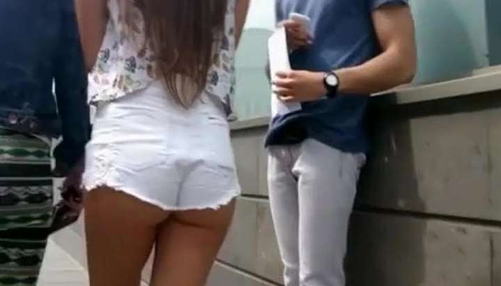 Sexy Ass In Tight Jeans - Hot sexy ass in tight jeans shorts TNAFlix Porn Videos
