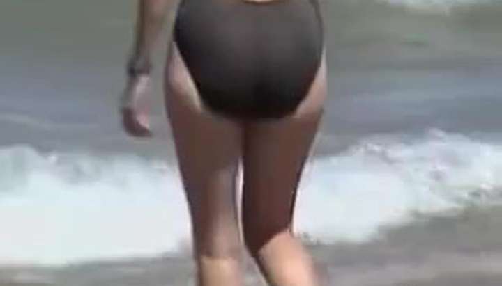Black Swimsuit - Real amateur milf in black swimsuit on candid voyeur video 06n TNAFlix Porn  Videos
