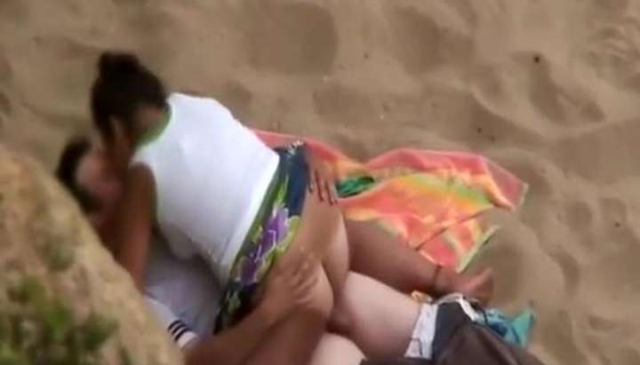 Beach Chubby Teen - Chubby girl rides boyfriends dick in beach TNAFlix Porn Videos