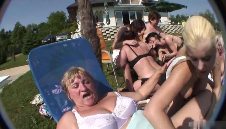 Awesome lesbian group sex with sexy mature in lingerie outdoor (Alexa Bold)  TNAFlix Porn Videos