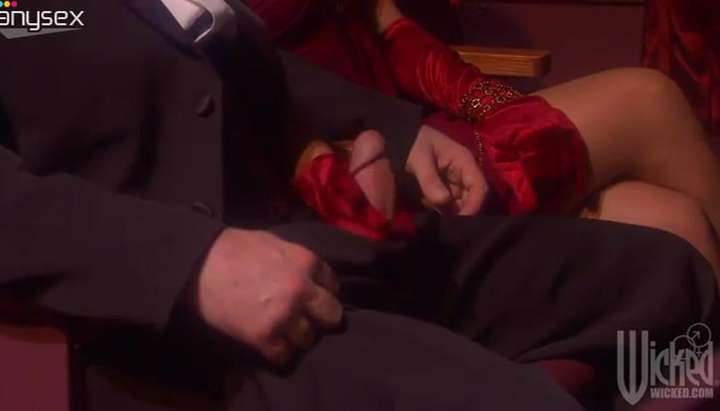 Wifey Handjob Red Nails - Wife gives a handjob to her man when at the opera - Tnaflix.com