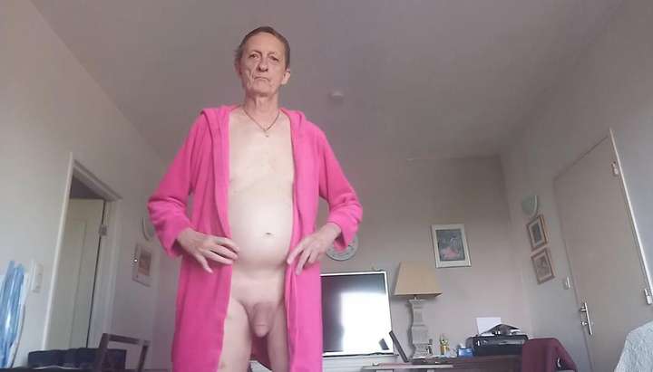 Dressing Gown - nude under my pink dressing-gown TNAFlix Porn Videos