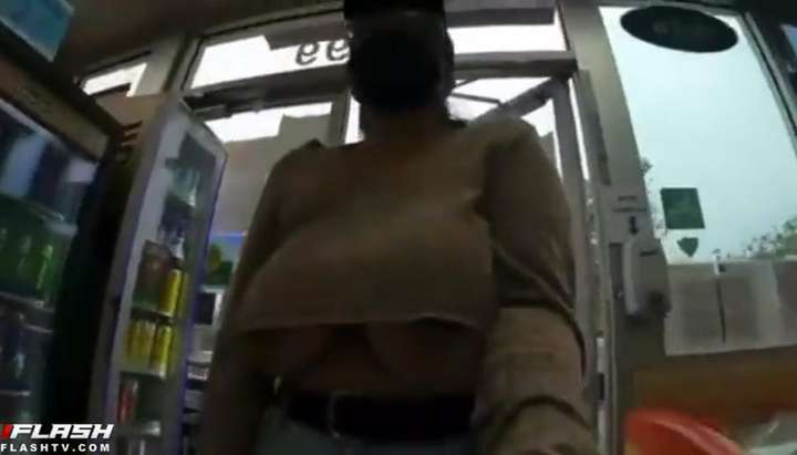 Brave Girl Flashes Big Boobs At Gas Station Tnaflix Porn Videos