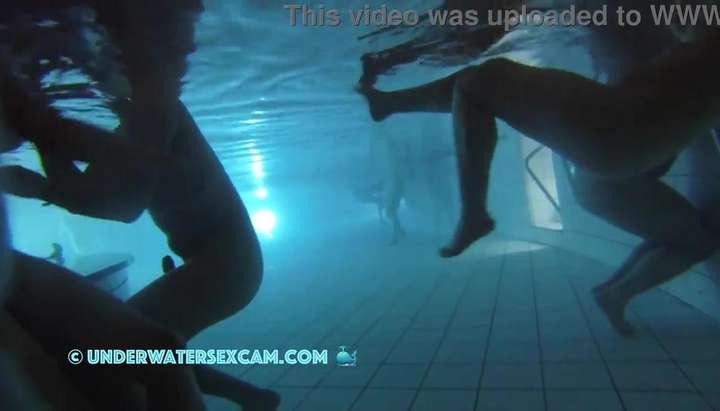 Group Sex Under Water - Hidden pool video: Jet stream masturbation with water pressure and husband  wants to help for underwater sex in the public pool TNAFlix Porn Videos