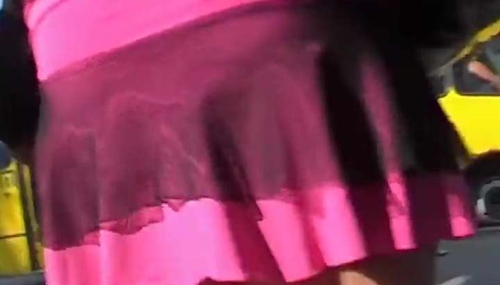 Close Up Upskirt - Close up of white panty upskirt Porn Video - Tnaflix.com