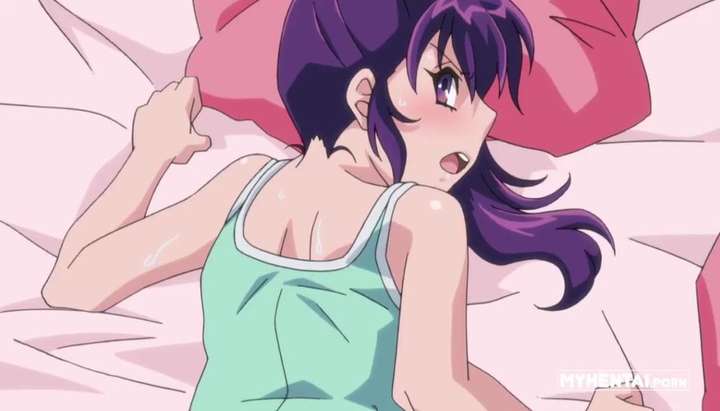 720px x 411px - Cute hentai beauty with purple hair enjoys sex (uncensored) - Tnaflix.com