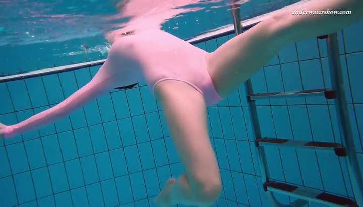 Small boobs brunette teen Liza Bubarek swimming in the pool TNAFlix Porn  Videos