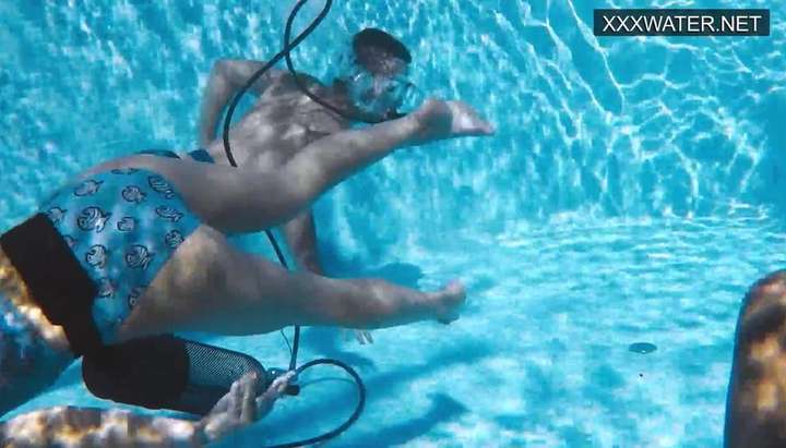 Fucking Underwater Swimming Pool - Hardcore swimming pool fucking big cock with Polina TNAFlix Porn Videos