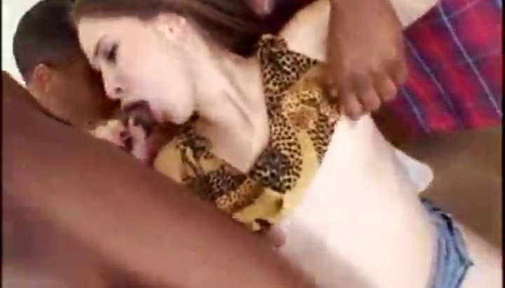 Black Orgy White Girl - Young white girl fucked by black cocks - Interracial gangbang Pt. 3 TNAFlix  Porn Videos