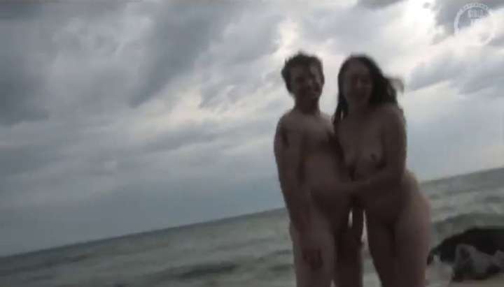 Amateur couple have threesome on the beach TNAFlix Porn Videos