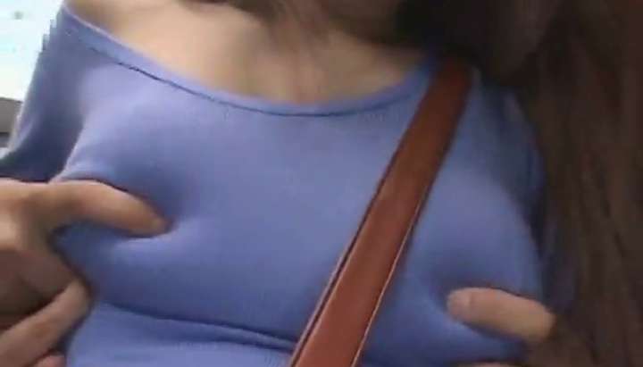 A stranger starts groping a teenage girl in a public transportation tears h TNAFlix Porn Videos