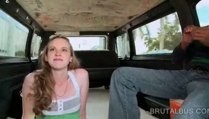 Cute blonde teen girl rubbing long dick in the bus TNAFlix Porn Videos
