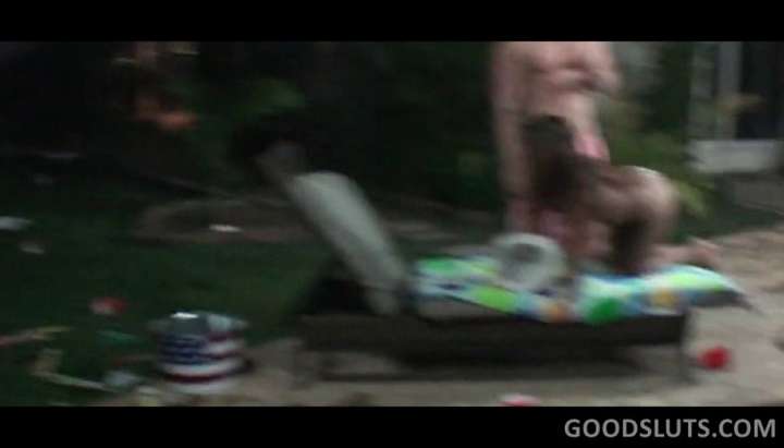 College sluts fucked in gangbang at pool party Porn Video - Tnaflix.com