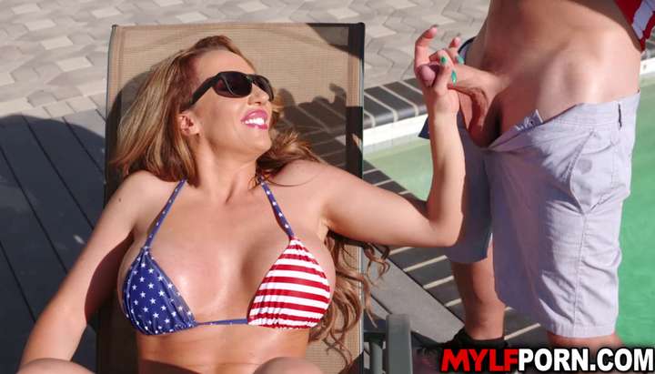 July 4 Porn - Hot sex with stepmommy during 4th for July (Richelle Ryan, Zac Wild)  TNAFlix Porn Videos