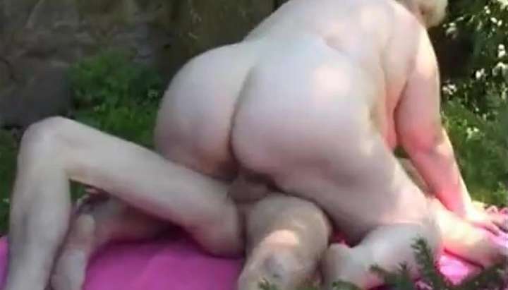 Old Fat Granny Fucking - Old fat granny fucked after a picnic Porn Video - Tnaflix.com