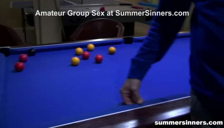 Group Table - Summer Sinners Group Banging on the Pool Table TNAFlix Porn Videos