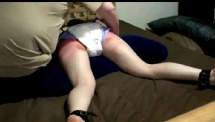 spanked wife in to diapers