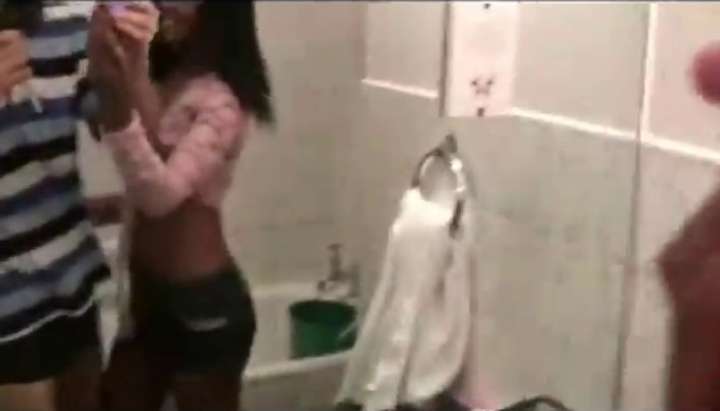 720px x 411px - Black african hooker prostitute fucked standing in bathroom with TNAFlix  Porn Videos