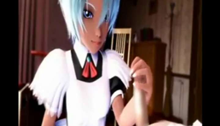 3D hentai shemale gets riding her cock by anime maid Porn Video -  Tnaflix.com