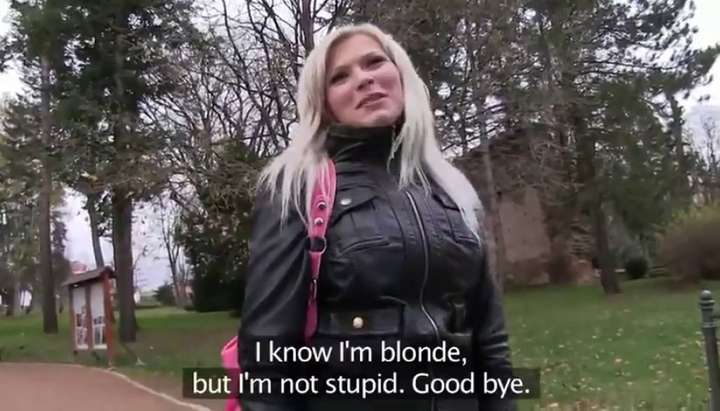 Blonde Fucked Public - Busty blonde fucked in public toilets TNAFlix Porn Videos