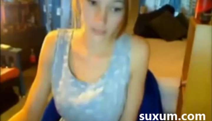 Cute college girl stripping naked masturbating fingers her pussy TNAFlix Porn Videos photo