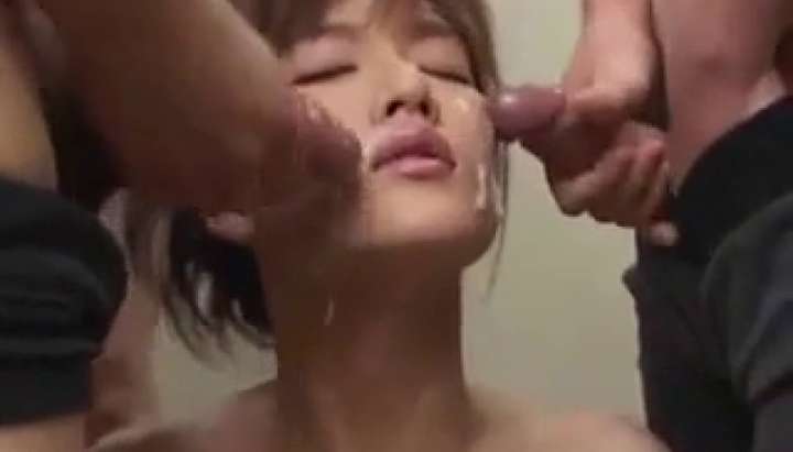 Bukkake Cumshot Swallow - Japanese Cutie Bukkake And Cum Swallow Porn Video - Tnaflix.com