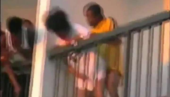 720px x 411px - Black couple fucking on their balcony, their horny neighbors scream and film  ! TNAFlix Porn Videos