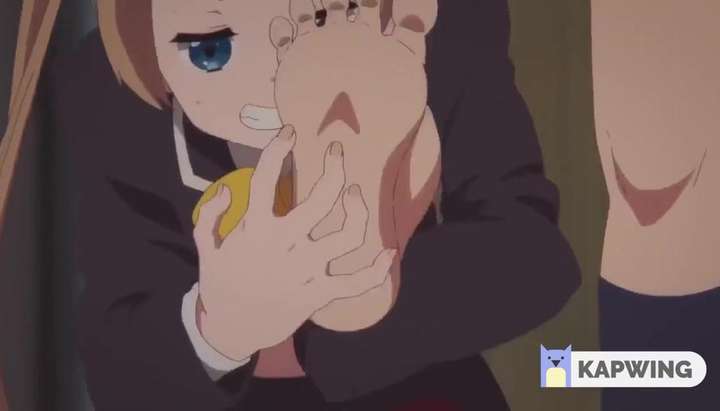 Anime Girl Facial Porn - Anime girl gets her foot tickled (loop) - Tnaflix.com