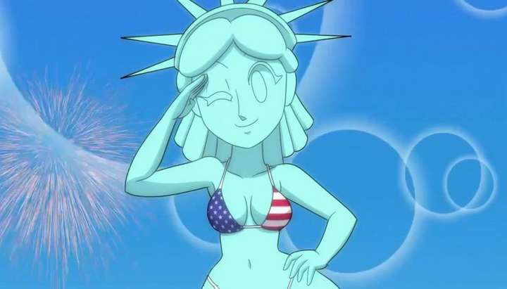 3D Animation - Hot Lady Liberty - Part 1 - Tnaflix.com
