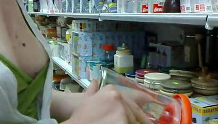 Japan Sex Video Cayed - Braless Girl - Nipple Slip In Supermarket - Tnaflix.com